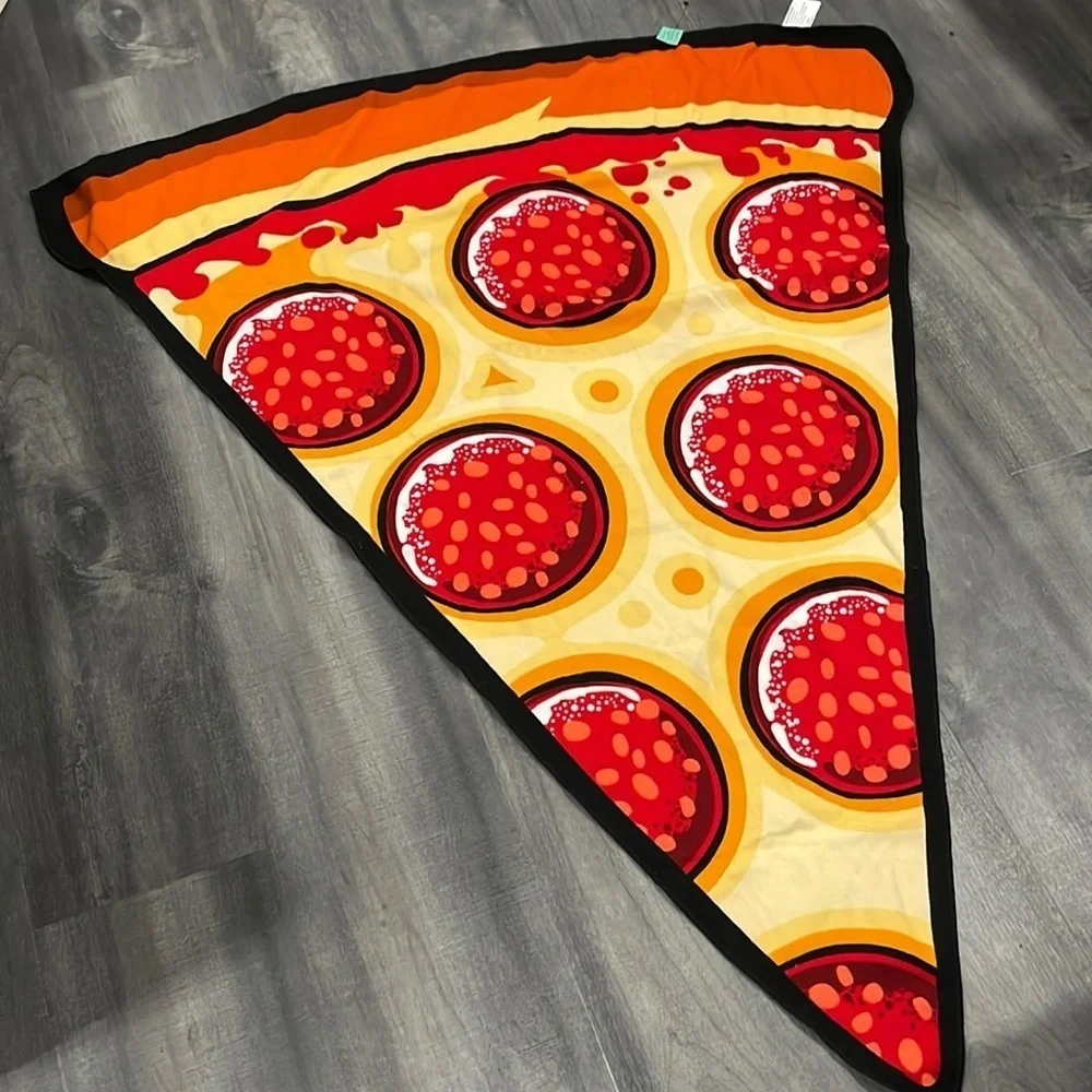 Pepperoni Pizza Slice Beach Pool Towel